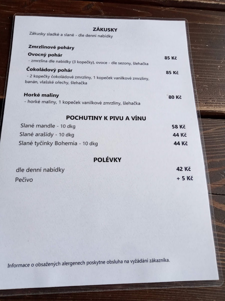 Menu Kavárna Kovárna-6