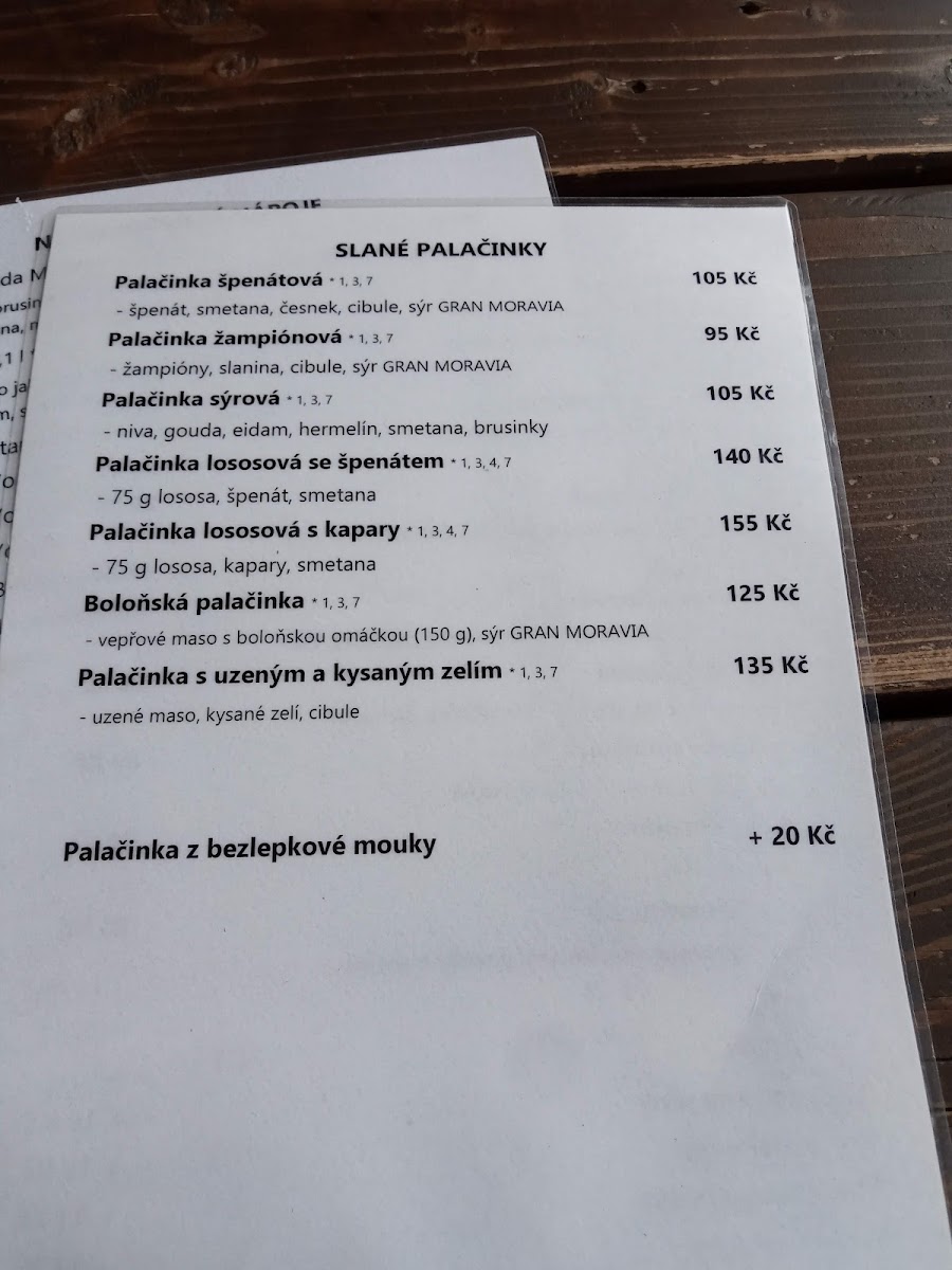 Menu Kavárna Kovárna-9